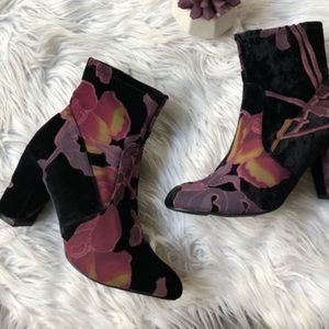 Steve Madden Velvet Floral Boot